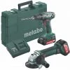 Metabo Perceuse Batterie Batterie 18V BS 18 + Angle W 18LTX125 Rapide Dans Le Coffre -Metabo Soldes 43945358 1
