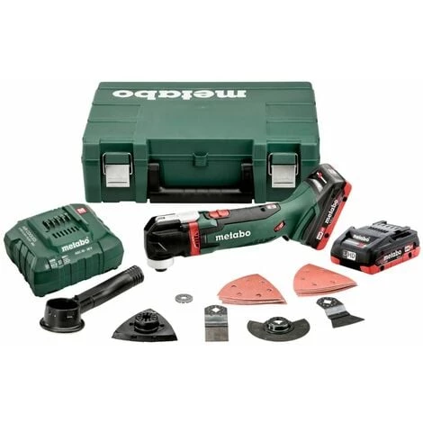 Metabo 18V Sans Fil Multi Outil MT 18 LTX / 2x Batterie 4,0 Ah Dans Le Coffre 3 Metabo 18V Sans Fil Multi Outil MT 18 LTX / 2x Batterie 4,0 Ah Dans Le Coffre