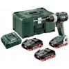 Metabo Conducteur Perceuses-visseuses Sans-fil 18V BS 18 LT BL SET / 3x Batterie 4,0 Ah En MetaLoc 2 Metabo Conducteur Perceuses-visseuses Sans-fil 18V BS 18 LT BL SET / 3x Batterie 4,0 Ah En MetaLoc -Metabo Soldes 43945960 1