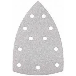 Metabo 10 Feuilles Abrasives Auto-agrippantes 100 X 150 Mm, 11 Trous, 2 Parties, P80, Série « Professional » - 62561300