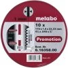 Set De Disques à Tronçonner En Inox Metabo 616358000 Ø 115 Mm 10 Pc(s) -Metabo Soldes 4430820 1