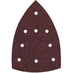 Feuilles De Ponçage Adhésives 100 X 150 Mm, P 100, 9 Trous, Avec Adhérence Velcro (SMA) Metabo 635208000