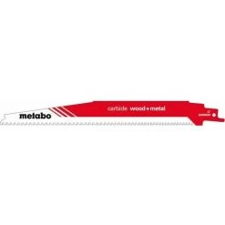 METABO Lame De Scie Sabre "carbure Bois + Métal" 225 X 1,25 Mm, CT, 3-4mm/6-8TPI (626560000)