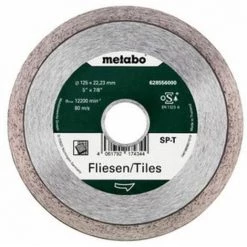 METABO Disque à Tronçonner Diamanté SP - T, 125x22,23 Mm, Carreaux (628556000) 5 METABO Disque à Tronçonner Diamanté SP - T, 125x22,23 Mm, Carreaux (628556000) -Metabo Soldes 52502972 2