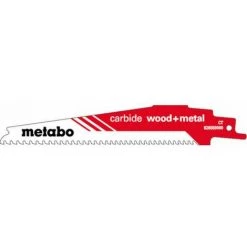 METABO Lame De Scie Sabre "carbure Bois + Métal" 150 X 1,25 Mm, CT, 3-4mm/6-8TPI (626559000) -Metabo Soldes 52502980 2