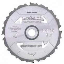 METABO Lame De Scie "coupe Fibrociment - Professionnelle", 190x2,2/1,6x30 Z4 DFZ 5° (628297000) -Metabo Soldes 52502985 2