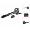 Metabo LB 18 LTX BL Souffleur De Feuilles Sans Fil 18 V Brushless + 1x Batterie 5,5 Ah - Sans Chargeur