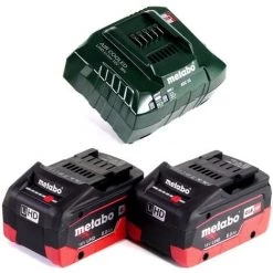 Metabo ASR 36 18 BL 25 M SC 36 V (2x 18 V) Aspirateur Sec/humide 25 L Brushless + 2x Batteries 8.0 Ah + Chargeur