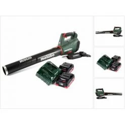 Metabo LB 18 LTX BL Souffleur De Feuilles Sans Fil 18 V Brushless + 2x Batteries 4,0 Ah + Chargeur