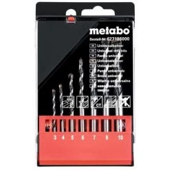 METABO Cassette De Forage Universelle 7 Pièces, Ø 3-10 Mm