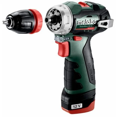 METABO PORTÉE POWERMAXX BS BL Q | 2x Batterie 2,0 Oah | Chargeur LC 40 5 METABO PORTÉE POWERMAXX BS BL Q | 2x Batterie 2,0 Oah | Chargeur LC 40 – Image 3
