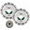 METABO Ensemble D'accessoires | 2x Plaque De Coupe Diamant | 1x QuicksbandMutter M 14