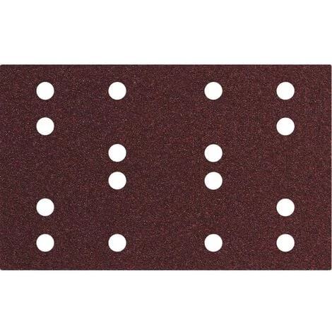 Feuilles De Ponçage 80 X 133 Mm, P 80, 16 Trous, Avec Fixation Auto-agrippante (SRA) Metabo 635192000 3 Feuilles De Ponçage 80 X 133 Mm, P 80, 16 Trous, Avec Fixation Auto-agrippante (SRA) Metabo 635192000