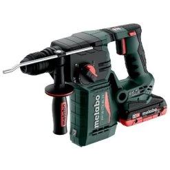 Metabo Marteau Combiné Sans Fil KH 18 LTX BL 24, 18V/2x4Ah LiHD + ASC 55 - 601713800