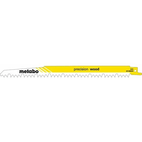 Metabo 2 Lames 240x1,5 Mm/5 Pour Scie Sabre 3 Metabo 2 Lames 240x1,5 Mm/5 Pour Scie Sabre