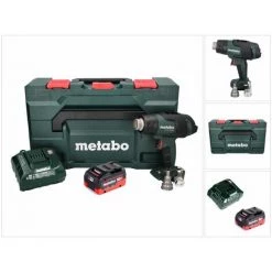 Metabo HG 18 LTX 500 Souffleur D'air Chaud Sans Fil 18 V 300 - 500 ° C + 1x Batterie 8.0 Ah + Chargeur + Coffret MetaBox -Metabo Soldes 62132553 5