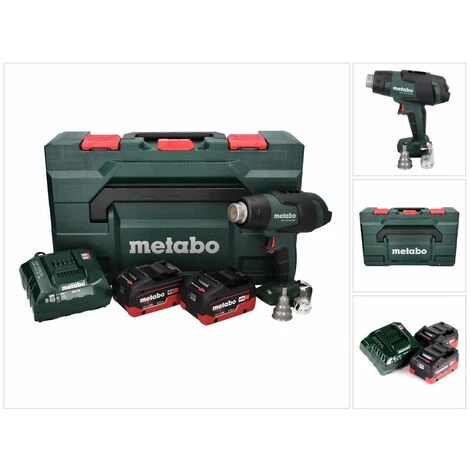 Metabo HG 18 LTX 500 Souffleur D'air Chaud Sans Fil 18 V 300 - 500 ° C + 2x Batteries 5,5 Ah + Chargeur + Coffret MetaBox 7 Metabo HG 18 LTX 500 Souffleur D'air Chaud Sans Fil 18 V 300 - 500 ° C + 2x Batteries 5,5 Ah + Chargeur + Coffret MetaBox – Image 5