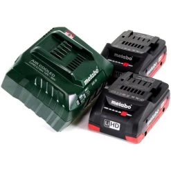 Metabo HG 18 LTX 500 Souffleur D'air Chaud Sans Fil 18 V 300 - 500 ° C + 2x Batteries 4.0 Ah + Chargeur + Coffret MetaBox -Metabo Soldes 62944148 3