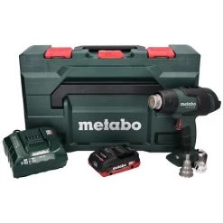 Metabo HG 18 LTX 500 Souffleur D'air Chaud Sans Fil 18 V 300 - 500 ° C + 1x Batterie 4.0 Ah + Chargeur + Coffret MetaBox -Metabo Soldes 62946892 4