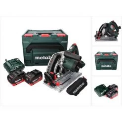 Metabo KT 18 LTX 66 BL Scie Circulaire Plongeante Sans Fil 18 V 165 Mm + 2x Batteries 5,5 Ah + Chargeur + Coffret MetaBOX -Metabo Soldes 62946958 5