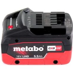Metabo SB 18 LT BL Perceuse-visseuse à Percussion Sans Fil 75 Nm 18 V Brushless + 1x Batterie 5,5 Ah + Coffret MetaBOX - Sans Chargeur -Metabo Soldes 68543931 5
