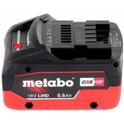 Metabo Set De Base: 2x Batteries LIHD 5,5Ah + Chargeur Double ASC 145 DUO
