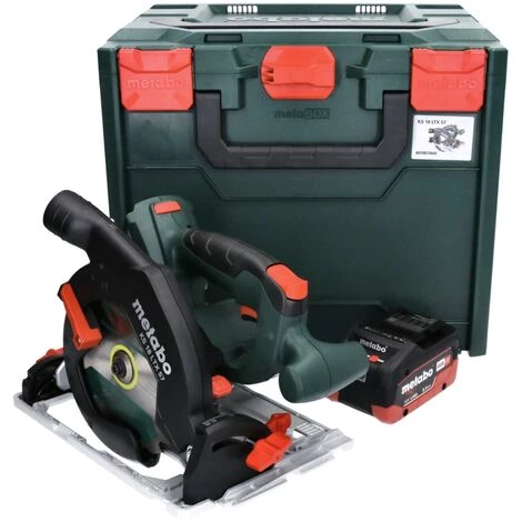 Metabo KS 18 LTX 57 Scie Circulaire à Main Sans Fil 165 Mm 18V + 1x Batterie 5,5 Ah + Coffret MetaBOX - Sans Chargeur 4 Metabo KS 18 LTX 57 Scie Circulaire à Main Sans Fil 165 Mm 18V + 1x Batterie 5,5 Ah + Coffret MetaBOX - Sans Chargeur – Image 2