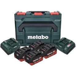 Metabo Basis Set LIHD + 4x Batteries 8,0 Ah + 2x Chargeurs + Coffret De Transport Metaloc ( 685135000 ) 8 Metabo Basis Set LIHD + 4x Batteries 8,0 Ah + 2x Chargeurs + Coffret De Transport Metaloc ( 685135000 ) -Metabo Soldes 68957084 2