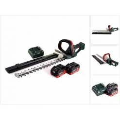 Metabo AHS 18-55 V Taille-haie Sans Fil 18V - 53cm + 2x Batteries 8,0Ah + Chargeur