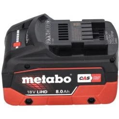 Metabo KS 18 LTX 57 Scie Circulaire à Main Sans Fil 165 Mm 18V + 1x Batterie 8 Ah + Coffret MetaBOX - Sans Chargeur -Metabo Soldes 68957095 5