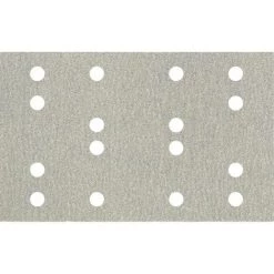 Bandes De Ponçage Adhésives 80 X 133 Mm, P 60, 16 Trous, Avec Fixation Auto-agrippante (SRA) Metabo 635198000