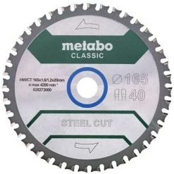 Metabo Lame De Scie "steel Cut/sandwich Panel - Classic" 190 X 2 X 30 Mm - 628682000