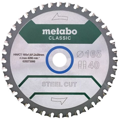 Metabo Lame De Scie "steel Cut/sandwich Panel - Classic" 190 X 2 X 30 Mm - 628682000 3 Metabo Lame De Scie "steel Cut/sandwich Panel - Classic" 190 X 2 X 30 Mm - 628682000