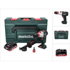 Metabo SB 18 LTX BL Q I Perceuse-visseuse à Percussion Sans Fil 130 Nm 18 V Brushless + 1x Batterie 4,0 Ah + Coffret MetaBOX - Sans Chargeur -Metabo Soldes 71692330 3