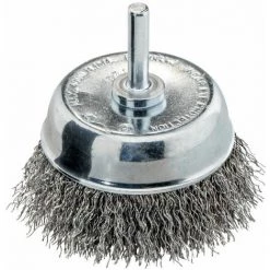 Metabo Brosse Boisseau 50x0,3 Mm/ 6 Mm, Fil Métallique Ondulé, Queue De 6 Mm - 626790000