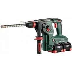 Metabo Marteau Combiné Sans Fil KHA 36 LTX, Avec Mandrin De Rechange Rapide Quick De Metabo, MetaLoc, 18V 4x8Ah LiHD + ASC Ultra - 600796810