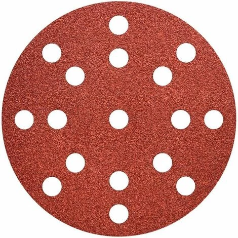 Metabo 50 Feuilles Abrasives Auto-agrippantes 125 Mm, P40, Bois + Métal, « Multihole » - 626848000 3 Metabo 50 Feuilles Abrasives Auto-agrippantes 125 Mm, P40, Bois + Métal, « Multihole » - 626848000